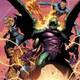 Los Cuatro Fantásticos combatiendo a Annihilus en los cómics.